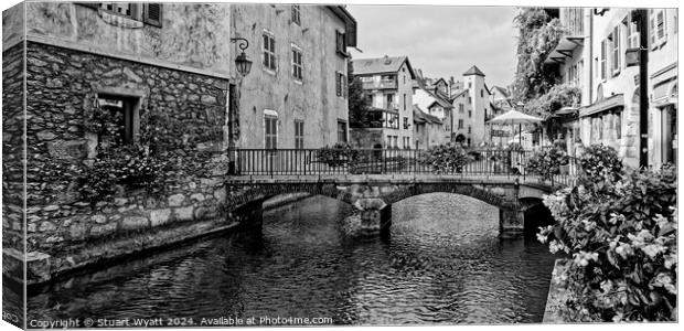 Annecy, France Canvas Print by Stuart Wyatt