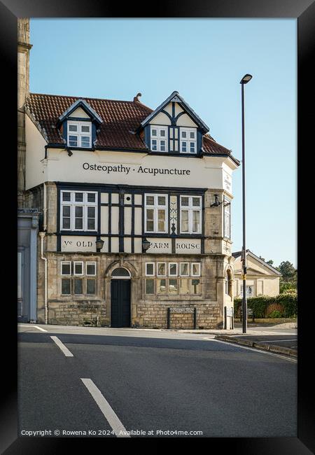 Photography of Ye Olde Farm House Pub in cotswold city Bath, somerset, UK  Framed Print by Rowena Ko