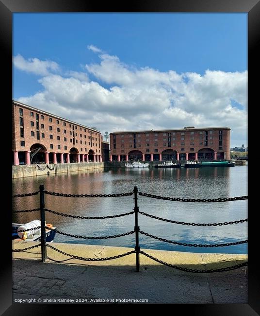 The Albert Dock Liverpool Framed Print by Sheila Ramsey