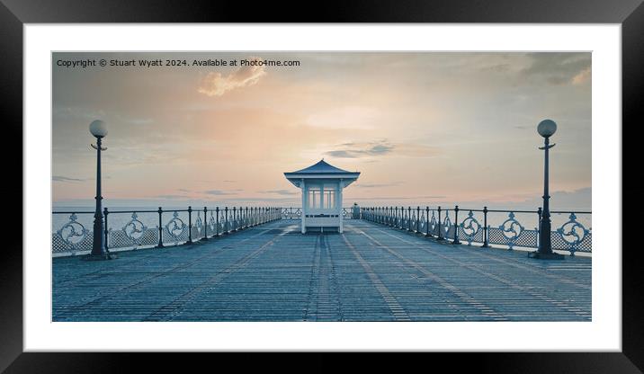 Swanage Dawn Framed Mounted Print by Stuart Wyatt