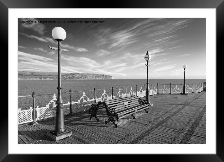 Swanage View Framed Mounted Print by Stuart Wyatt
