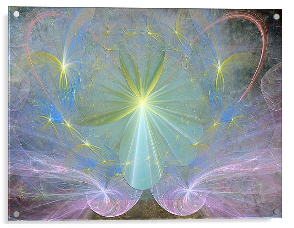 Angel Realm Acrylic by Elaine Manley