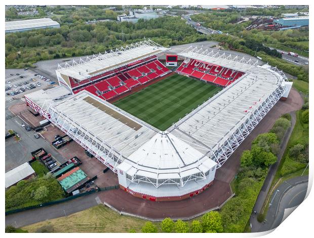 Stoke City Football Club Print by Apollo Aerial Photography