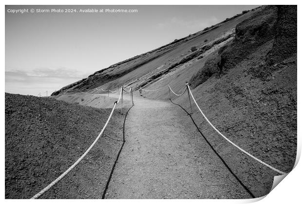 Mountain path Print by Storm Photo