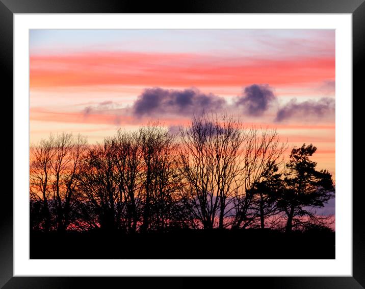 Cornish Sunset  Framed Mounted Print by Beryl Curran