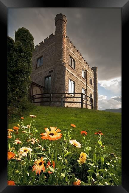 Abergavenny Castle Museum Framed Print by Creative Photography Wales