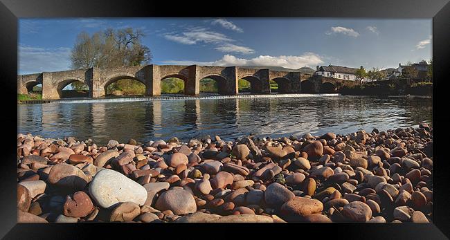 Bridge on the Usk, Crickhowell Framed Print by Creative Photography Wales