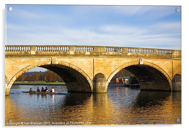 Regatta under the Bridge Acrylic by Oxon Images
