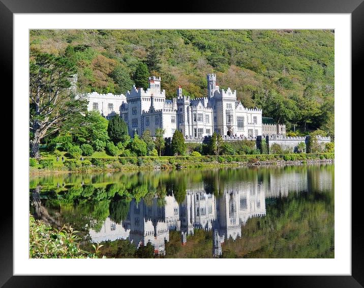 Castle Reflection Framed Mounted Print by Ian Ward