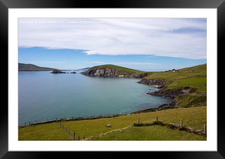 Dunmore Head, Dingle Peninsula, Ireland Framed Mounted Print by Derek Daniel