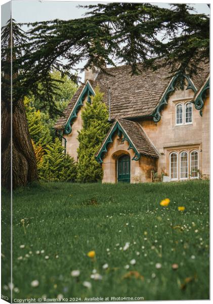 Photography of Park Farm Cottage in cotswold city Bath, somerset, UK  Canvas Print by Rowena Ko