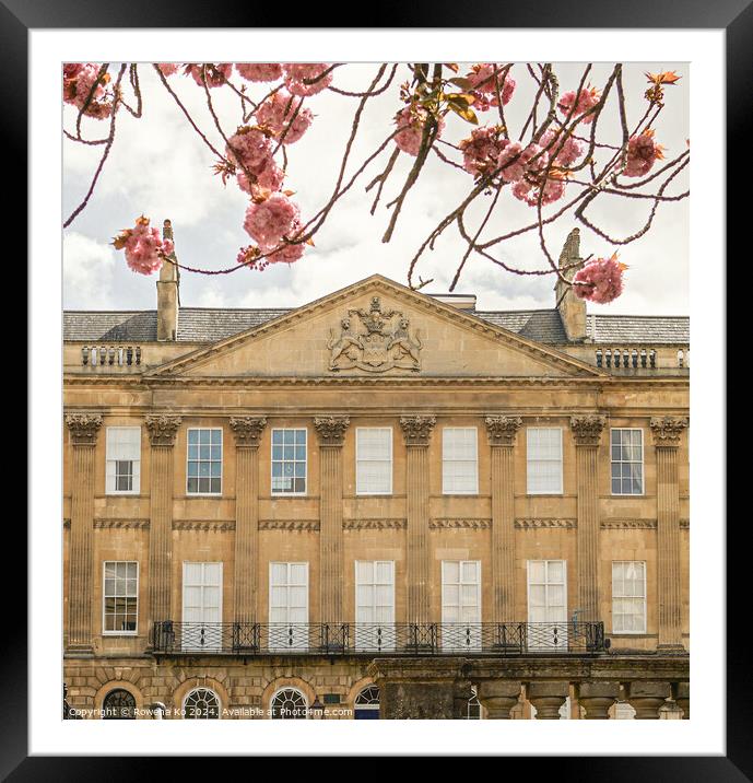 Photography of spring in cotswold city Bath, somerset, UK  Framed Mounted Print by Rowena Ko