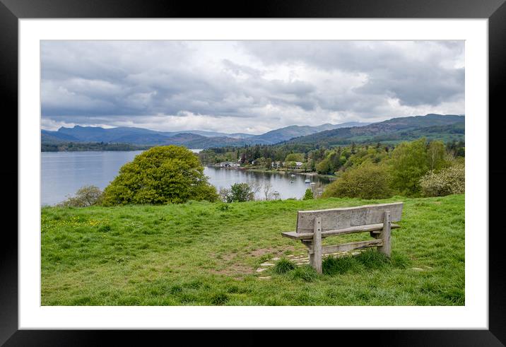 View from Queen Adelaides Hill Framed Mounted Print by Jason Wells