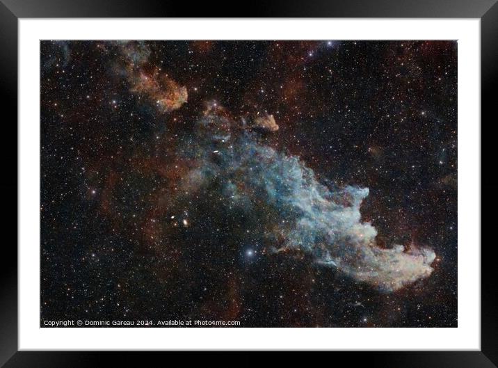 The Witch Head Nebula Framed Mounted Print by Dominic Gareau
