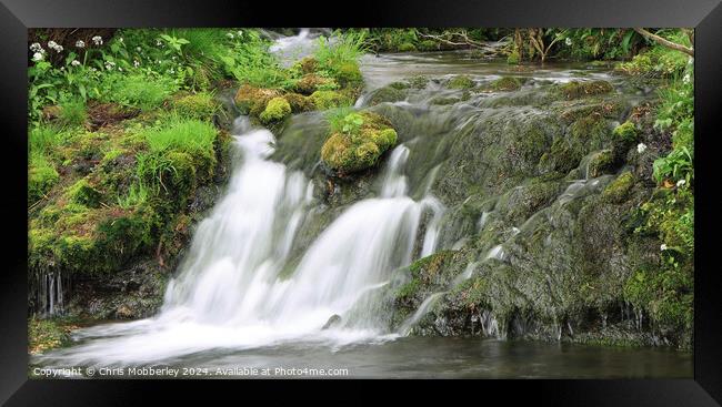 A small stream Framed Print by Chris Mobberley