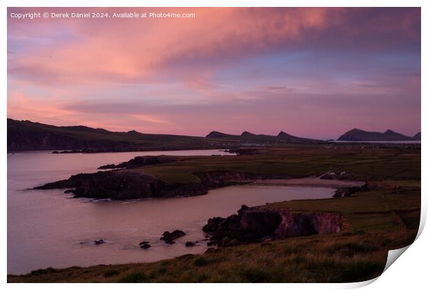 Sybil Head Sunset, Dingle Peninsula, Ireland Print by Derek Daniel