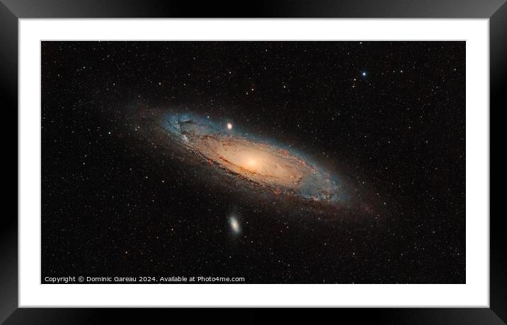 Andromeda Galaxy Framed Mounted Print by Dominic Gareau