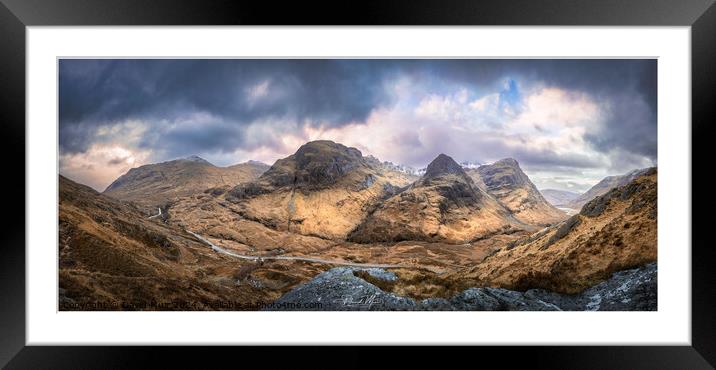 The Three Sisters Framed Mounted Print by David Muir