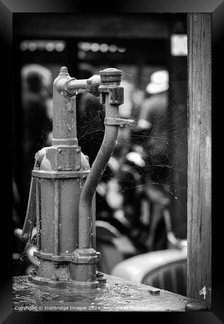 Hand pump Framed Print by Ironbridge Images