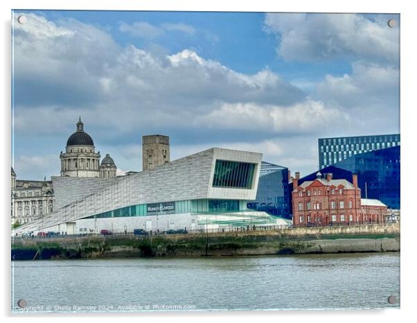 The Liverpool Museum Acrylic by Sheila Ramsey