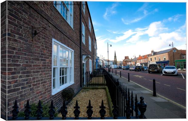 Tynemouth Front Street Canvas Print by Jim Jones