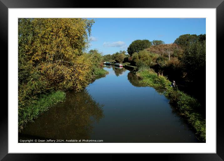 Grand Union Canal Framed Mounted Print by Dean Jeffery