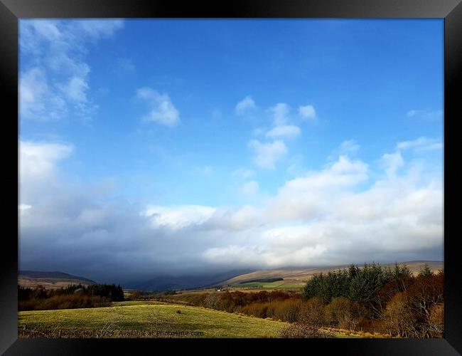 Scotland countryside  Framed Print by Oliver Hull