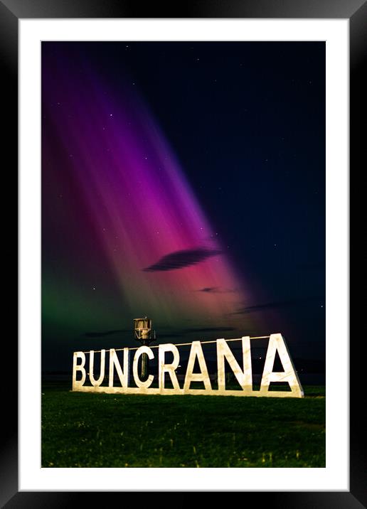Buncrana, Donegal Framed Mounted Print by Ciaran Craig