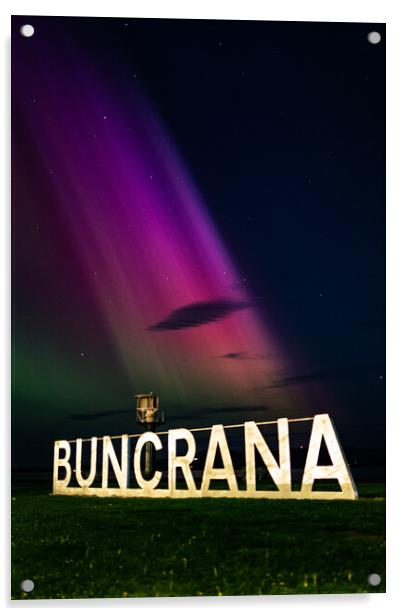 Buncrana, Donegal Acrylic by Ciaran Craig