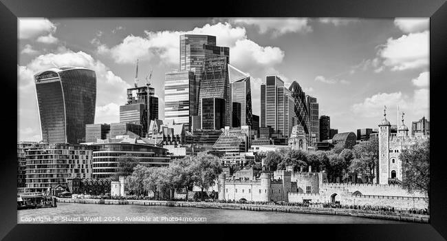 City of London Framed Print by Stuart Wyatt