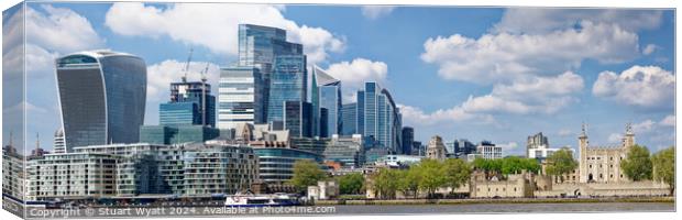 London Panorama Canvas Print by Stuart Wyatt