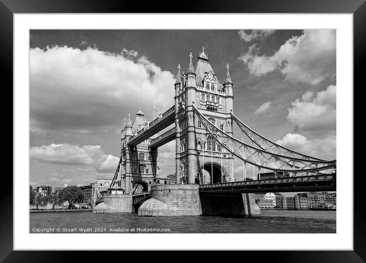 Tower Bridge Framed Mounted Print by Stuart Wyatt