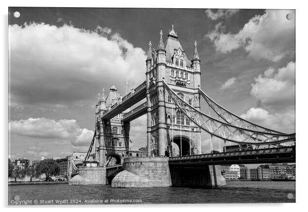 Tower Bridge Acrylic by Stuart Wyatt