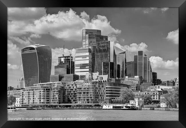 City of London Framed Print by Stuart Wyatt