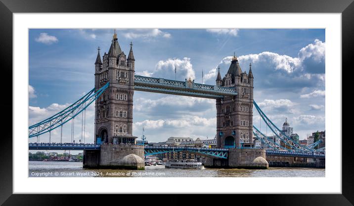 London: Tower Bridge Framed Mounted Print by Stuart Wyatt