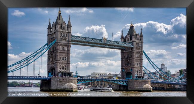 London: Tower Bridge Framed Print by Stuart Wyatt