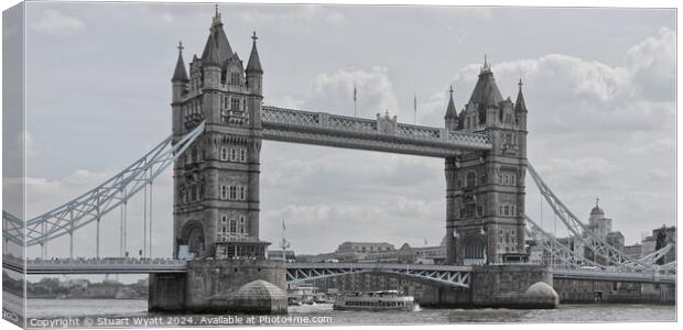 Tower Bridge Canvas Print by Stuart Wyatt