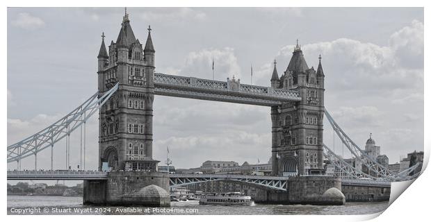 Tower Bridge Print by Stuart Wyatt