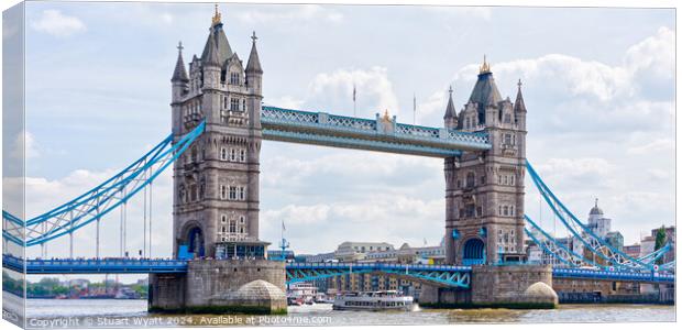 Tower Bridge Canvas Print by Stuart Wyatt