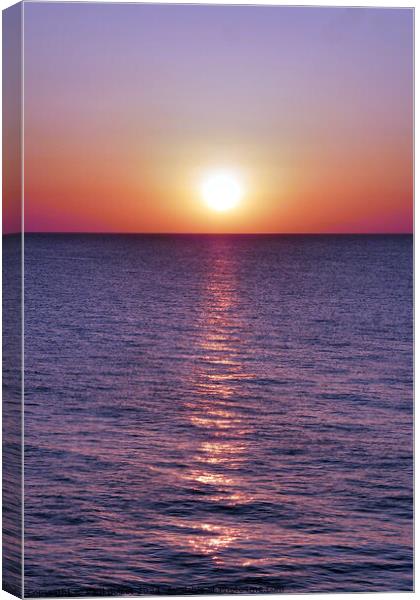 Aegean dawn near Kos 3 Canvas Print by Paul Boizot