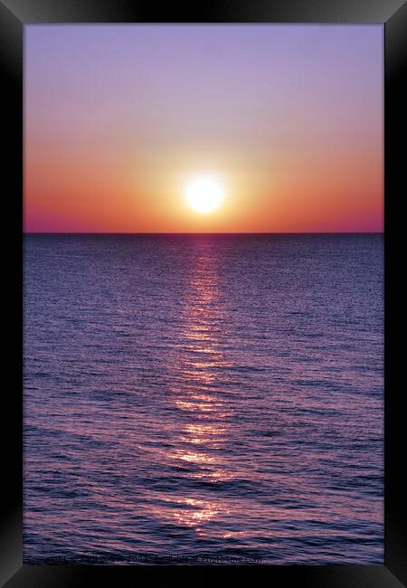Aegean dawn near Kos 3 Framed Print by Paul Boizot
