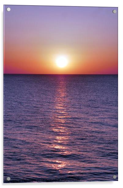 Aegean dawn near Kos 3 Acrylic by Paul Boizot