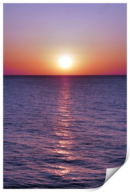 Aegean dawn near Kos 3 Print by Paul Boizot