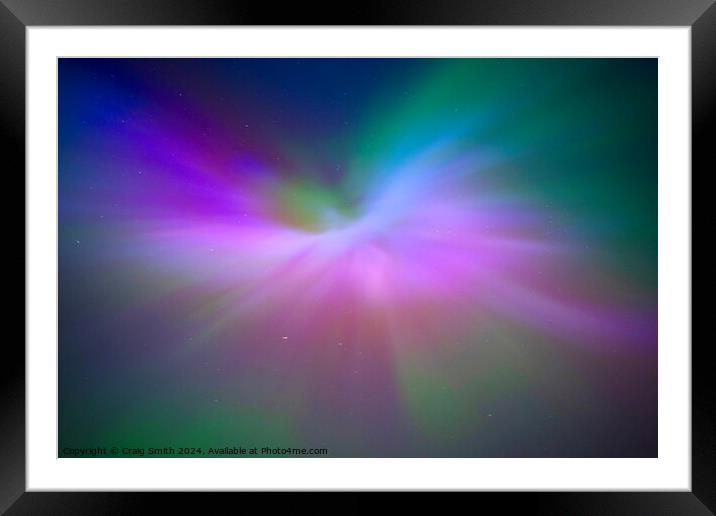 Aurora Borealis  Framed Mounted Print by Craig Smith
