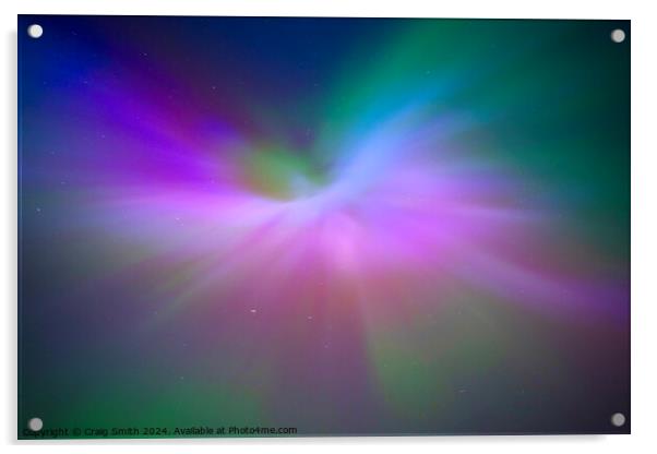 Aurora Borealis  Acrylic by Craig Smith