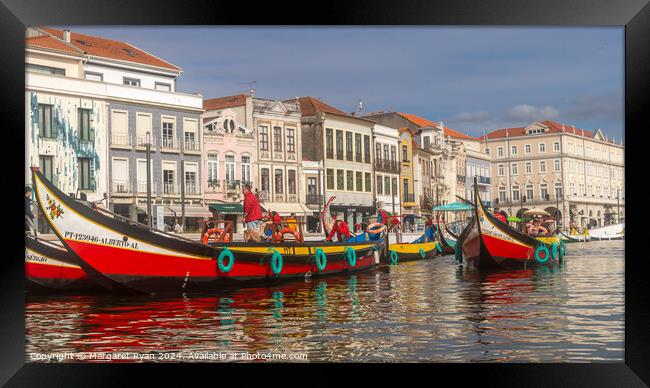 The Moliceiros of Aveiro Framed Print by Margaret Ryan