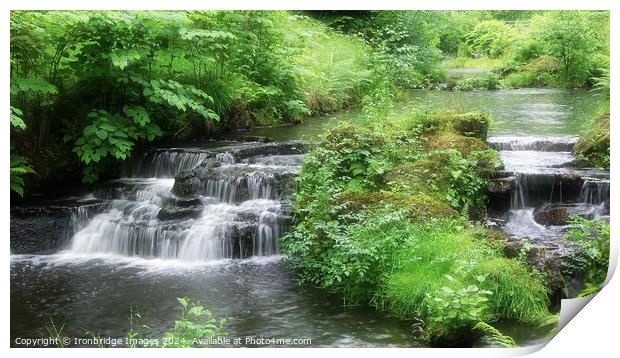 Cascade Print by Ironbridge Images