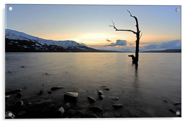 Loch Rannoch Acrylic by Grant Glendinning