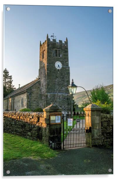 Church of St Mary the Virgin, Muker Acrylic by Steve Smith