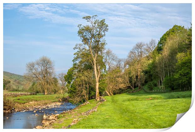 The River Swale Print by Steve Smith